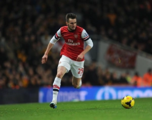 Arsenal V Hull City 2013-14 Prints: Carl Jenkinson in Action: Arsenal vs. Hull City (2013-14)