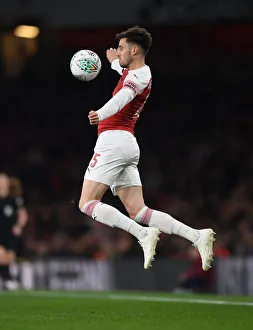 Carl Jenkinson in Action: Arsenal vs Blackpool, Carabao Cup 2018-19