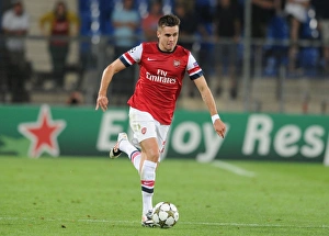 Montpellier V Arsenal 2012-13 Prints: Carl Jenkinson in Action: Montpellier vs. Arsenal, UEFA Champions League 2012-13