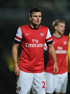 Norwich City V Arsenal 2012-13 Prints: Carl Jenkinson in Action: Norwich City vs. Arsenal, Premier League 2012-13