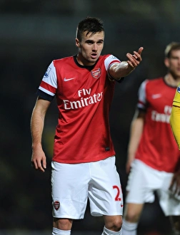 Norwich City V Arsenal 2012-13 Prints: Carl Jenkinson in Action: Norwich City vs Arsenal, Premier League 2012-13