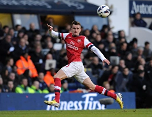 Tottenham Hotspur V Arsenal 2012-13 Prints: Carl Jenkinson in Action: Tottenham Hotspur vs. Arsenal, Premier League 2012-13