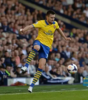 West Bromwich Albion V Arsenal 2013-14 Prints: Carl Jenkinson in Action: West Bromwich Albion vs Arsenal, Premier League 2013-14