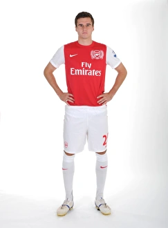 Carl Jenkinson (Arsenal). Arsenal Photocall, Emirates Stadium, Arsenal Football Club Carl Jenkinson (Arsenal). Arsenal Photocall, Emirates Stadium, Arsenal Football Club