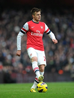 Arsenal V Aston Villa - 2012-13 Prints: Carl Jenkinson: Arsenal vs Aston Villa, Premier League 2012-13