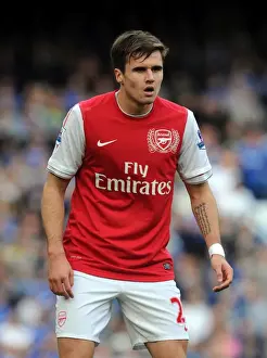 Chelsea V Arsenal 2011-12 Prints: Carl Jenkinson Leads Arsenal to Victory: 3-5 Over Chelsea in the Premier League (2011-12)