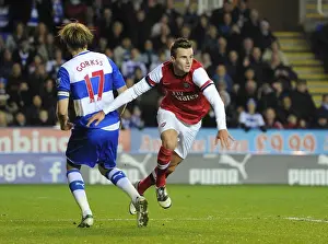 Carl Jenkinson thinks hes scored Arsenals 4th goal. Reading 5: 7 Arsenal