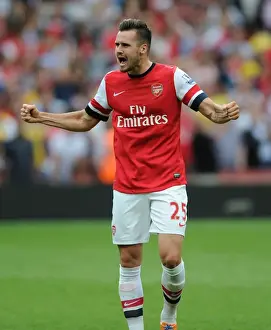 Spurs Prints: Carl Jenkinson's Euphoria: Arsenal's Triumph over Tottenham in the Premier League (2013)