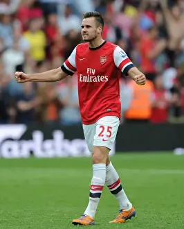 Spurs Prints: Carl Jenkinson's Exultant Moment: Arsenal's Derby Victory over Tottenham (2013)