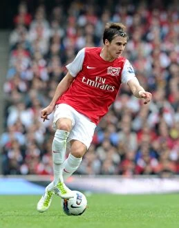 Images Dated 16th October 2011: Carl Jenkinson's Game-Winning Performance: Arsenal 2-1 Sunderland, Barclays Premier League