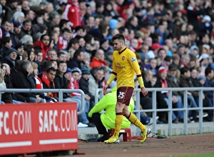 Sunderland V Arsenal 2012-13 Prints: Carl Jenkinson's Red Card: Sunderland vs. Arsenal, Premier League 2012-13