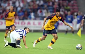 Huddersfield V Arsenal 2008-09 Prints: Carlos Vela (Arsenal) Andy Holdsworth (Huddersfield)