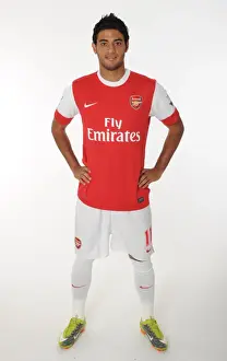 Carlos Vela (Arsenal). Arsenal 1st team Photocall and Membersday. Emirates Stadium