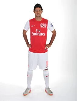 Images Dated 4th August 2011: Carlos Vela (Arsenal). Arsenal Photocall, Emirates Stadium, Arsenal Football Club, London