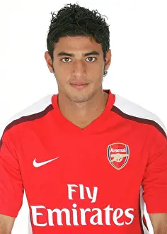 Carlos Vela with Arsenal First Team - Emirates Stadium Shoot