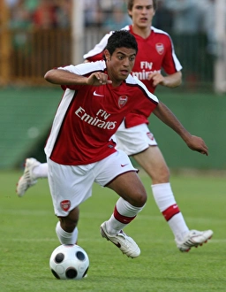 Szombathely V Arsenal 2008-09 Prints: Carlos Vela: Arsenal's Szombathely Rival