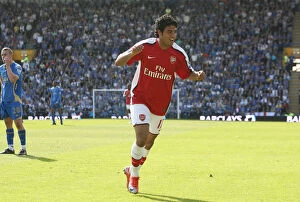 Images Dated 2nd May 2009: Carlos Vela celebrates scoring the 3rd Arsenal goal