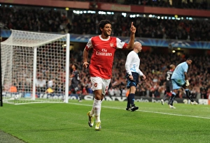 Carlos Vela celebrates scoring the 5th Arsenal goal. Arsenal 6:0 SC Braga Carlos Vela celebrates scoring the 5th Arsenal goal. Arsenal 6:0 SC Braga