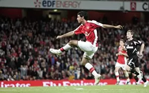 Images Dated 23rd September 2008: Carlos Vela scores his 3rd goal Arsenals 6th