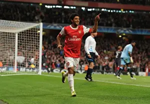 Arsenal V SC Braga 2010-11 Prints: Carlos Vela's Five-Goal Blitz: Arsenal Crushes SC Braga 6-0