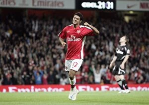 Images Dated 23rd September 2008: Carlos Vela's Hat-Trick: Arsenal's 6-0 Victory Over Sheffield United in Carling Cup