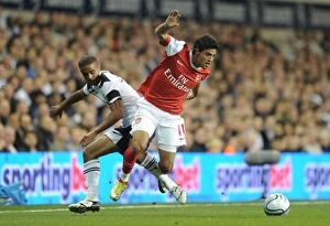 Images Dated 21st September 2010: Carlos Vela's Hat-Trick Leads Arsenal to 4-1 Carling Cup Victory Over Tottenham