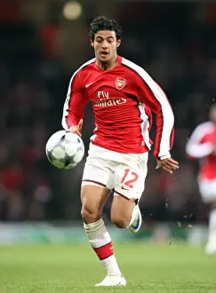 Arsenal V Dynamo Kyiv 2008-9 Prints: Carlos Vela's Stunner: Arsenal's 1-0 Victory Over Dynamo Kiev in UEFA Champions League Group G
