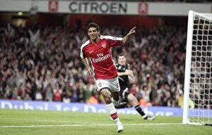 Images Dated 23rd September 2008: Carlos Vela's Triumph: Arsenal's Third Goal in 6:0 Victory Over Sheffield United