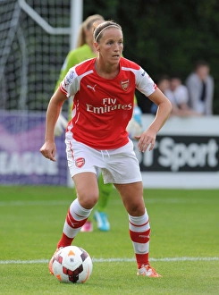 Casey Stoney in Action: Chelsea Ladies vs. Arsenal Ladies WSL Match, 2014