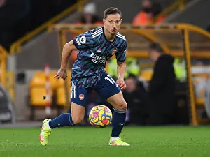 Cedric Soares in Action: Arsenal vs. Wolverhampton Wanderers, 2021-22 Premier League