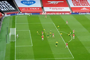 Arsenal V Norwich City 2019-20 Prints: Cedric Soares Scores Arsenal's Fourth Goal vs. Norwich City (2019-20)
