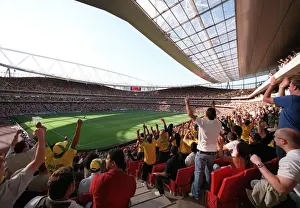 Brazil V Argentina 2006-07 Prints: Celebrating a Goal: Brazil's Dominance at Emirates Stadium vs. Argentina (3:0)