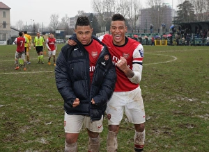Inter Milan U19 V Arsenal U19 NextGen Series 2012-13 Prints: Celebrating Victory