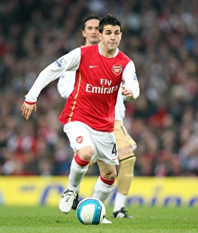 Cesc Fabregas in Action for Arsenal Against Middlesbrough, Barclays Premier League, Emirates Stadium, London, 2007