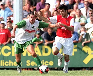 Cesc Fabregas in Action for Arsenal at Schwadorf Pre-Season Friendly, 2006