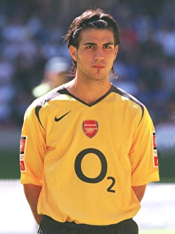 Arsenal FC Print: Cesc Fabregas in Action - FA Community Shield