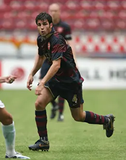 Arsenal V Lazio 2007-8 Prints: Cesc Fabregas in Action: Arsenal's 2:1 Win Against Lazio at Amsterdam ArenA (2007)