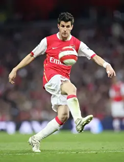 Cesc Fabregas in Action: Arsenal's 3:1 Victory over Manchester City, FA Premiership, Emirates Stadium (07/04/07)