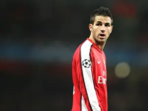 Cesc Fabregas in Action: Arsenal's 4-1 Victory over AZ Alkmaar in the UEFA Champions League, Group H at Emirates Stadium (4/11/09)