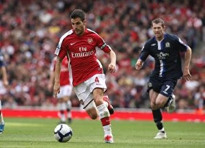 Fabregas Cesc Collection: Cesc Fabregas in Action: Arsenal's 6-2 Victory over Blackburn Rovers, Barclays Premier League