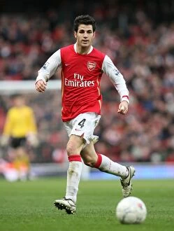 Images Dated 28th January 2008: Cesc Fabregas in Action: Arsenal's Dominant 3:0 FA Cup Victory over Newcastle United