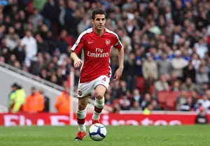 Cesc Fabregas in Action: Arsenal's Triumph over Birmingham City (3:1), Barclays Premier League, Emirates Stadium (17/10/09)