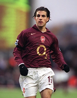 Arsenal FC Print: Cesc Fabregas (Arsenal) vs Blackburn Rovers, 26