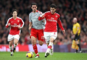Cesc Fabregas (Arsenal) Alvaro Arbeloa (Liverpool)