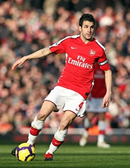 Arsenal V Sunderland 2009-10 Prints: Cesc Fabregas (Arsenal). Arsenal 2: 0 Sunderland. Barclays Premier League