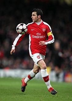 Cesc Fabregas (Arsenal). Arsenal 2: 2 Barcelona. UEFA Champions League. Quarter Final