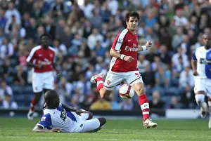 Blackburn Rovers V Arsenal 2008-9 Prints: Cesc Fabregas (Arsenal) Christopher Samba (Blackburn)
