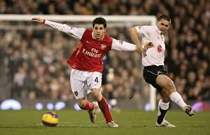 Cesc Fabregas (Arsenal) David Healy (Fulham)