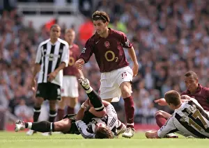 Cesc Fabregas (Arsenal) Emre and Scott Parker (Newcastle)