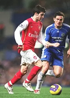 Images Dated 11th December 2006: Cesc Fabregas (Arsenal) Frank Lampard (Chelsea)